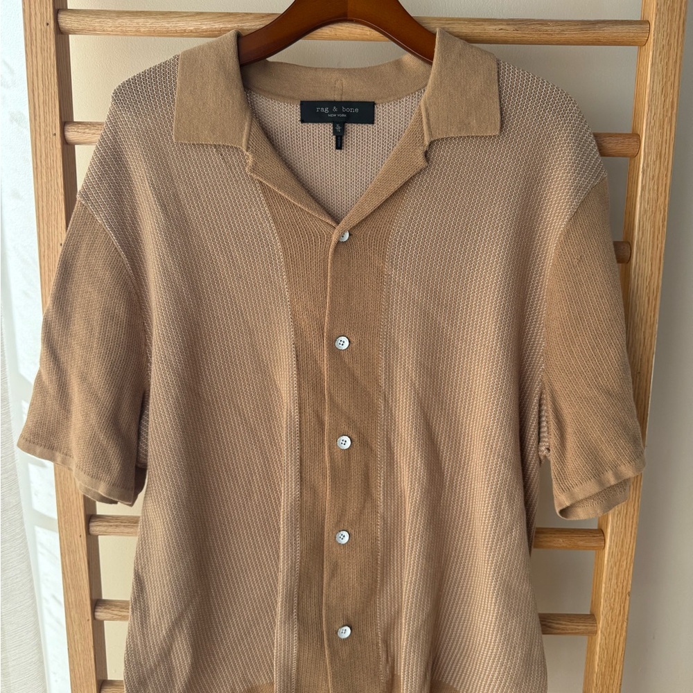 Rag & Bone Camel Knit Top